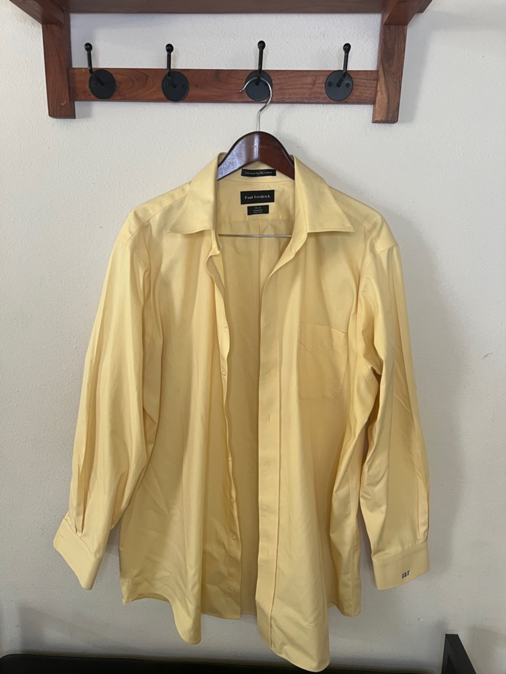 Paul Fredrick Button Down Long-Sleeve Classic Fit Mens